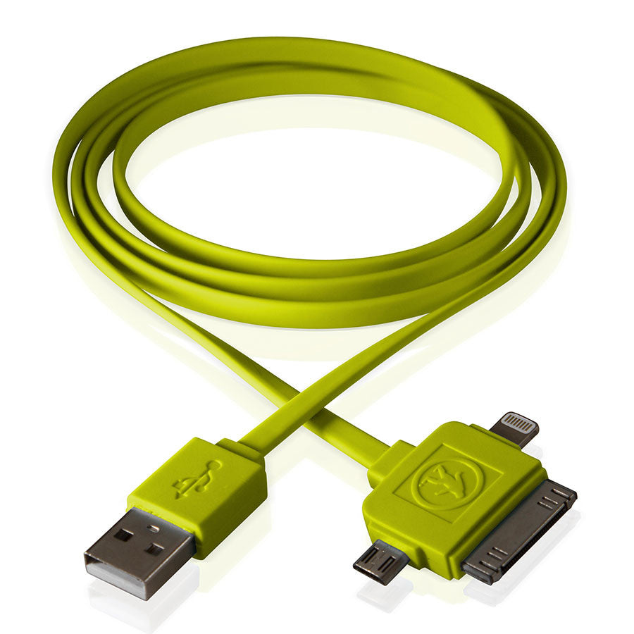 Calamari - 3-in-1 Charge Cable - Green