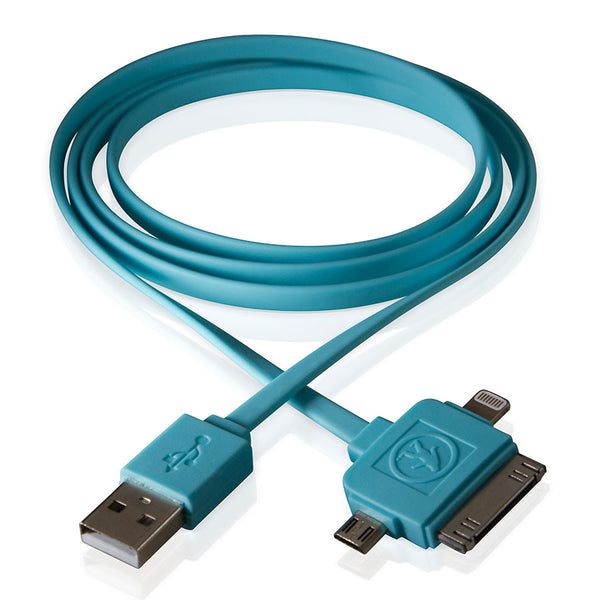 Calamari - 3-in-1 Charge Cable - Powder Blue