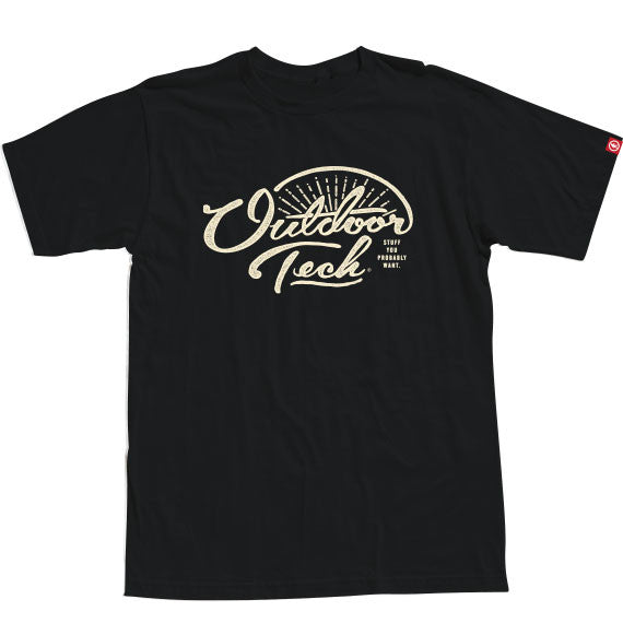 Script T-Shirt - Black