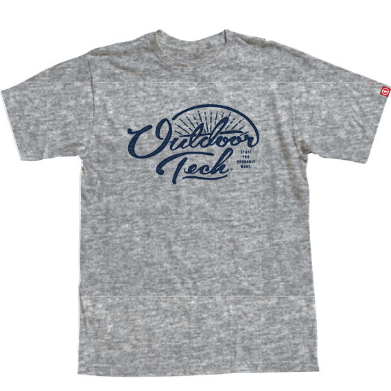 Script T-Shirt - Gray Heather