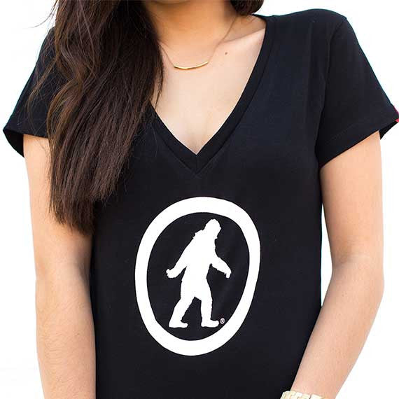 Women's Yowie® V-Neck T-Shirt - Black